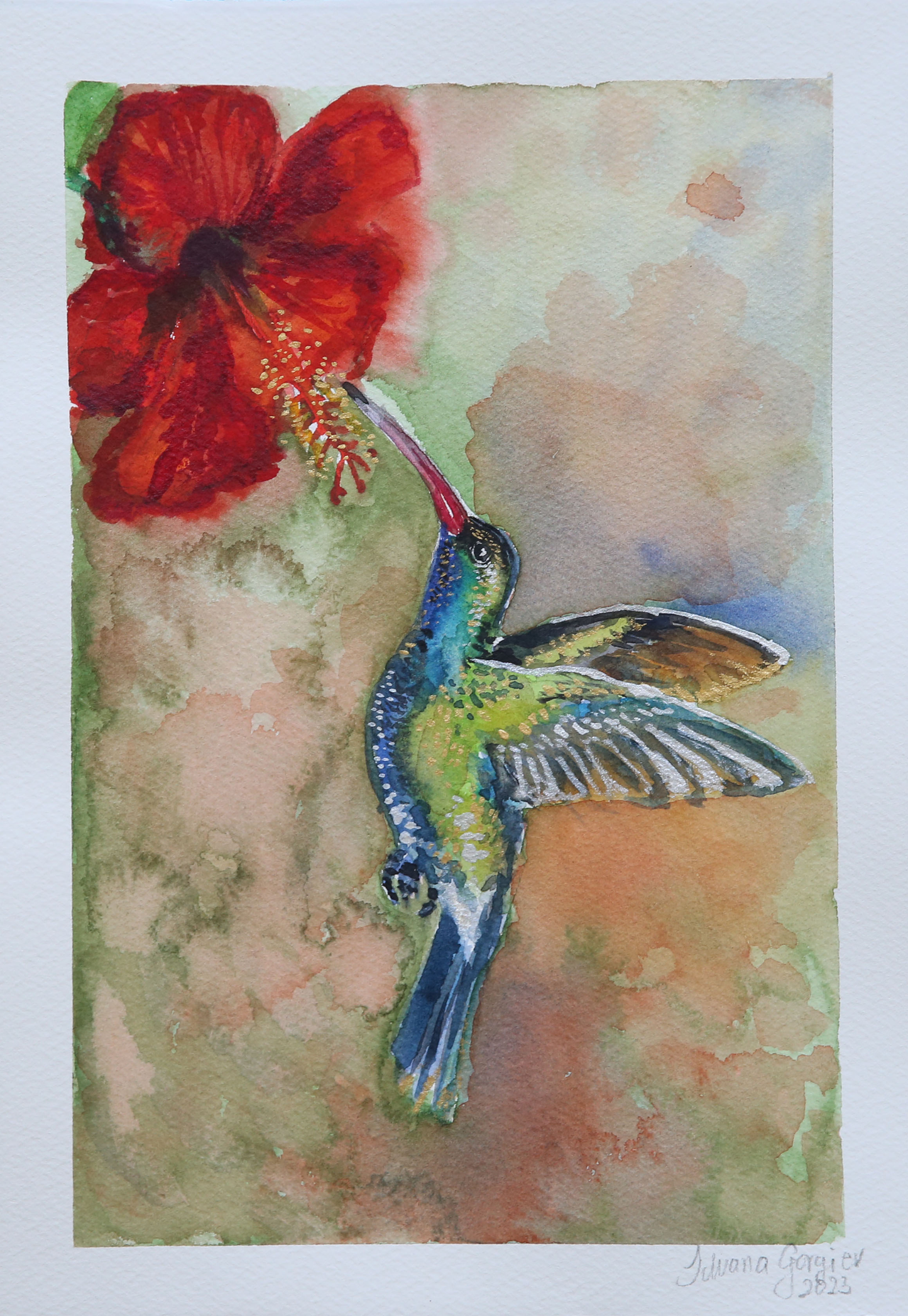 "Hummingbird at work" by Silvana Gorgiev